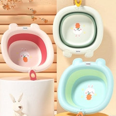 Thau gấp gọn cho bé chất liệu nhựa cao cấp BBShine, Chậu rửa mặt cho bé tiện lợi nhiều họa tiết đáng yêu – SS039