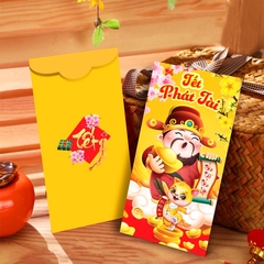 Bao lì xì Quý Mão 2023 cao cấp BBShine, Set 10 bao lì xì Tết dày dặn họa tiết in sắc nét – LX005