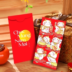 Bao lì xì Quý Mão 2023 cao cấp BBShine, Set 10 bao lì xì Tết dày dặn họa tiết in sắc nét – LX005