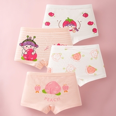 Quần chip cho bé gái cao cấp BBShine, Set 4 quần chip đùi cho bé nhiều họa tiết xinh xắn – C027