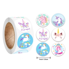 Sticker Unicorn, cuộn 500 sticker khen thưởng với nhiều họa tiết đáng yêu cho những giờ học của bé thêm thú vị và sáng tạo BBShine – ST014