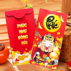 Bao lì xì Quý Mão 2023 cao cấp BBShine, Set 10 bao lì xì Tết dày dặn họa tiết in sắc nét – LX005