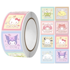 Cuộn 500 sticker nhãn dán khích lệ khen thưởng học tập cho bé yêu với nhiều họa tiết kèm slogan khiến những giờ học thêm sinh động BBShine – ST010
