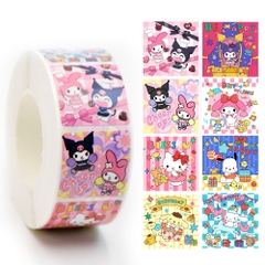 Cuộn 500 sticker nhãn dán khích lệ khen thưởng học tập cho bé yêu với nhiều họa tiết kèm slogan khiến những giờ học thêm sinh động BBShine – ST010
