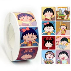 Cuộn 500 sticker nhãn dán khích lệ khen thưởng học tập cho bé yêu với nhiều họa tiết kèm slogan khiến những giờ học thêm sinh động BBShine – ST010