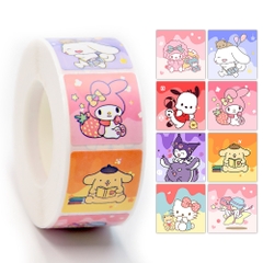 Cuộn 500 sticker nhãn dán khích lệ khen thưởng học tập cho bé yêu với nhiều họa tiết kèm slogan khiến những giờ học thêm sinh động BBShine – ST010