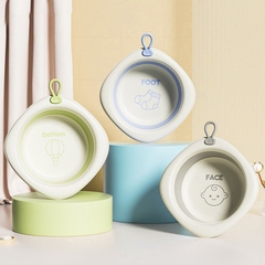 Thau gấp gọn cho bé chất liệu nhựa cao cấp BBShine, Chậu rửa mặt cho bé tiện lợi nhiều họa tiết đáng yêu – SS039