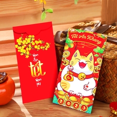 Bao lì xì Quý Mão 2023 cao cấp BBShine, Set 10 bao lì xì Tết dày dặn họa tiết in sắc nét – LX005