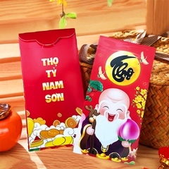 Bao lì xì Quý Mão 2023 cao cấp BBShine, Set 10 bao lì xì Tết dày dặn họa tiết in sắc nét – LX005