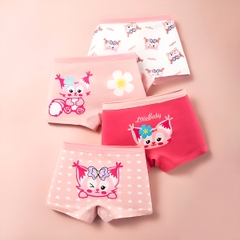 Quần chip cho bé gái cao cấp BBShine, Set 4 quần chip đùi cho bé nhiều họa tiết xinh xắn – C027