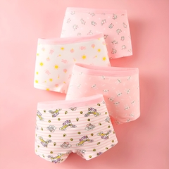 Quần chip cho bé gái cao cấp BBShine, Set 4 quần chip đùi cho bé nhiều họa tiết xinh xắn – C027