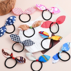 Dây thun cột tóc hình tai thỏ phong cách Hàn Quốc đáng yêu thun co giãn tốt không gây đau khi cột tóc BBShine – P147