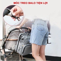 Balo bỉm sữa đa năng cao cấp kết hợp nôi gấp gọn BBShine, Túi bỉm sữa tích hợp nôi di động tiện lợi - B026