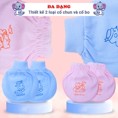 Bao tay bao chân cho bé sơ sinh 0-6 tháng cao cấp BBShine, Set bao tay bao chân sơ sinh chất thun co giãn tốt không gây hằn da bé – SS009