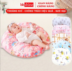 Gối chống trào ngược cho bé 0-2 tuổi chất cotton cao cấp size đại BBShine – SS011