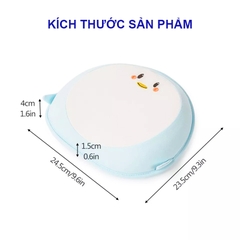 Gối cao su non cho bé, Gối chống méo đầu cho bé sơ sinh mẫu mới loại cao cấp an toàn cho sự phát triển của bé BBShine – SS017