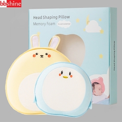 Gối cao su non cho bé, Gối chống méo đầu cho bé sơ sinh mẫu mới loại cao cấp an toàn cho sự phát triển của bé BBShine – SS017