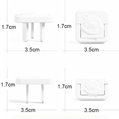 Bịt ổ điện an toàn cho bé, Nút bịt ổ điện cao cấp chống giật nhỏ gọn chắc chắn có quai cầm tiện lợi BBShine – SS025