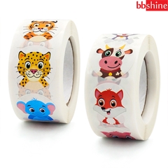 Sticker khen thưởng cho bé, cuộn 500 sticker khen thưởng với nhiều hình thú đáng yêu khiến những giờ học của bé thêm sinh động BBShine – ST012