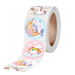 Sticker Unicorn, cuộn 500 sticker khen thưởng với nhiều họa tiết đáng yêu cho những giờ học của bé thêm thú vị và sáng tạo BBShine – ST014