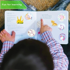 Sticker Unicorn, cuộn 500 sticker khen thưởng với nhiều họa tiết đáng yêu cho những giờ học của bé thêm thú vị và sáng tạo BBShine – ST014