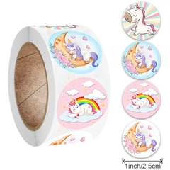 Sticker Unicorn, cuộn 500 sticker khen thưởng với nhiều họa tiết đáng yêu cho những giờ học của bé thêm thú vị và sáng tạo BBShine – ST014