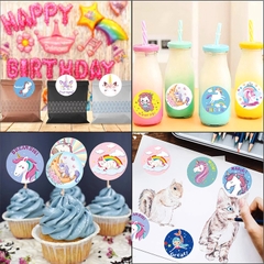 Sticker Unicorn, cuộn 500 sticker khen thưởng với nhiều họa tiết đáng yêu cho những giờ học của bé thêm thú vị và sáng tạo BBShine – ST014