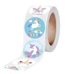 Sticker Unicorn, cuộn 500 sticker khen thưởng với nhiều họa tiết đáng yêu cho những giờ học của bé thêm thú vị và sáng tạo BBShine – ST014
