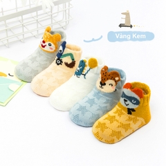 Tất cho bé gái 0-3 tuổi thoáng khí BBShine, Set 5 tất lưới cho bé hình thú cho bé ngộ nghĩnh nhiều màu sắc xinh xắn – T022