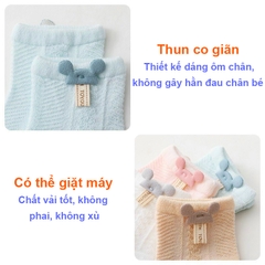 Tất cho bé gái 0-3 tuổi xuất Hàn BBShine, Tất lưới cho bé cao cấp họa tiết xinh xắn nhiều màu sắc – T021