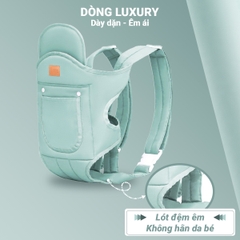 Địu em bé 0-3 tuổi đa năng BBShine, Địu cho bé 4 tư thế gọn nhẹ bề mặt lưới thoáng khí – SS034