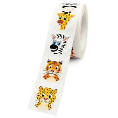 Sticker khen thưởng cho bé, cuộn 500 sticker khen thưởng với nhiều hình thú đáng yêu khiến những giờ học của bé thêm sinh động BBShine – ST012