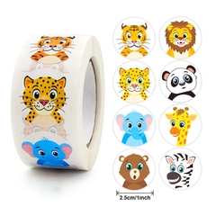 Sticker khen thưởng cho bé, cuộn 500 sticker khen thưởng với nhiều hình thú đáng yêu khiến những giờ học của bé thêm sinh động BBShine – ST012