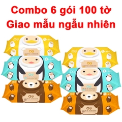 Khăn ướt Agi, Khăn ướt cho bé chính hãng mềm mịn không mùi an toàn cho bé yêu (gói 100 tờ) BBShine – KH011