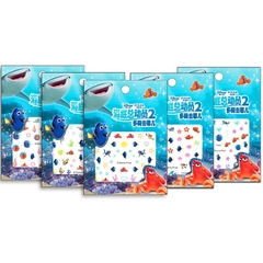 Dán móng tay 3D cao cấp cho bé BBShine, Set sticker dán móng cho bé họa tiết hoạt hình nhiều màu sắc tươi sáng – J007