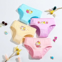 Quần lót cotton cho bé gái 2-10 tuổi chất cotton mềm thoáng khí co giãn tốt họa tiết đủ màu sắc đáng yêu BBShine – C018