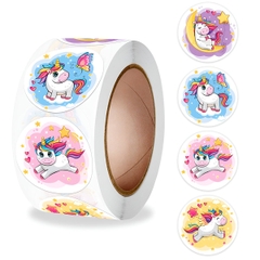 Sticker Unicorn, cuộn 500 sticker khen thưởng với nhiều họa tiết đáng yêu cho những giờ học của bé thêm thú vị và sáng tạo BBShine – ST014