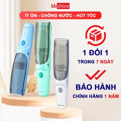 Tông đơ cắt tóc cho bé cực êm khi bé ngủ có hút tóc BBShine, Tăng đơ cắt tóc cho bé cao cấp Misuta chống nước – DT004