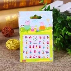 Dán móng tay 3D cao cấp cho bé BBShine, Set sticker dán móng cho bé họa tiết hoạt hình nhiều màu sắc tươi sáng – J007