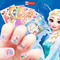 Dán móng tay 3D cao cấp cho bé BBShine, Set sticker dán móng cho bé họa tiết hoạt hình nhiều màu sắc tươi sáng – J007