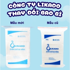 Khăn khô đa năng Likado, Giấy khô đa năng 300g chính hãng mềm mịn không mùi an toàn cho bé sơ sinh (270 tờ) BBShine – KH007
