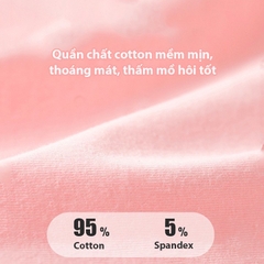 Quần chip đùi cotton mát mẻ mẫu mới cho bé gái 2-10 tuổi đủ họa tiết màu sắc nhã nhặn đáng yêu BBShine – C023