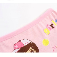 Quần chip đùi cotton hình cô bé nhiều màu sắc cho bé gái 2-12 tuổi BBShine – C005