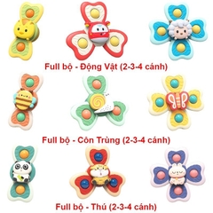 Con quay spinner họa tiết động vật vui nhộn BBShine, Con quay cho bé nhiều màu sắc đáng yêu – DC064