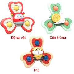 Con quay spinner họa tiết động vật vui nhộn BBShine, Con quay cho bé nhiều màu sắc đáng yêu – DC064