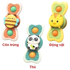 Con quay spinner họa tiết động vật vui nhộn BBShine, Con quay cho bé nhiều màu sắc đáng yêu – DC064