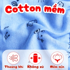 Mũ sơ sinh kèm bao tay bao chân chất cotton cao cấp BBShine, Set bao tay chân mũ sơ sinh 5 chi tiết nhiều họa tiết xinh xắn – SS037