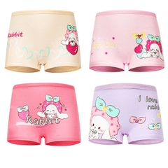 Quần chip đùi cotton cao cấp cho bé gái 2-12 tuổi hình hươu cao cổ đủ màu sắc tươi vui BBShine – C017