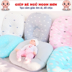 Gối chống trào ngược cho bé 0-2 tuổi chất cotton cao cấp size đại BBShine – SS011