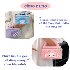 Túi đựng mỹ phẩm phong cách Hàn Quốc xinh xắn BBShine, Túi xách cho bé nhiều họa tiết hoạt hình đáng yêu - TX044